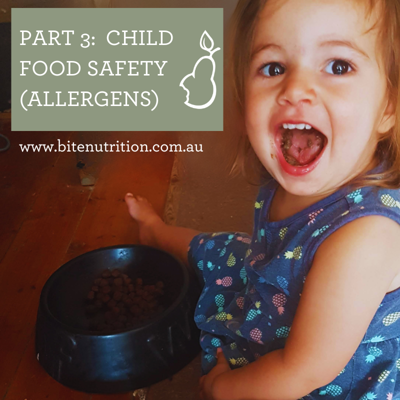 Part 3: Child Food Safety - Allergens