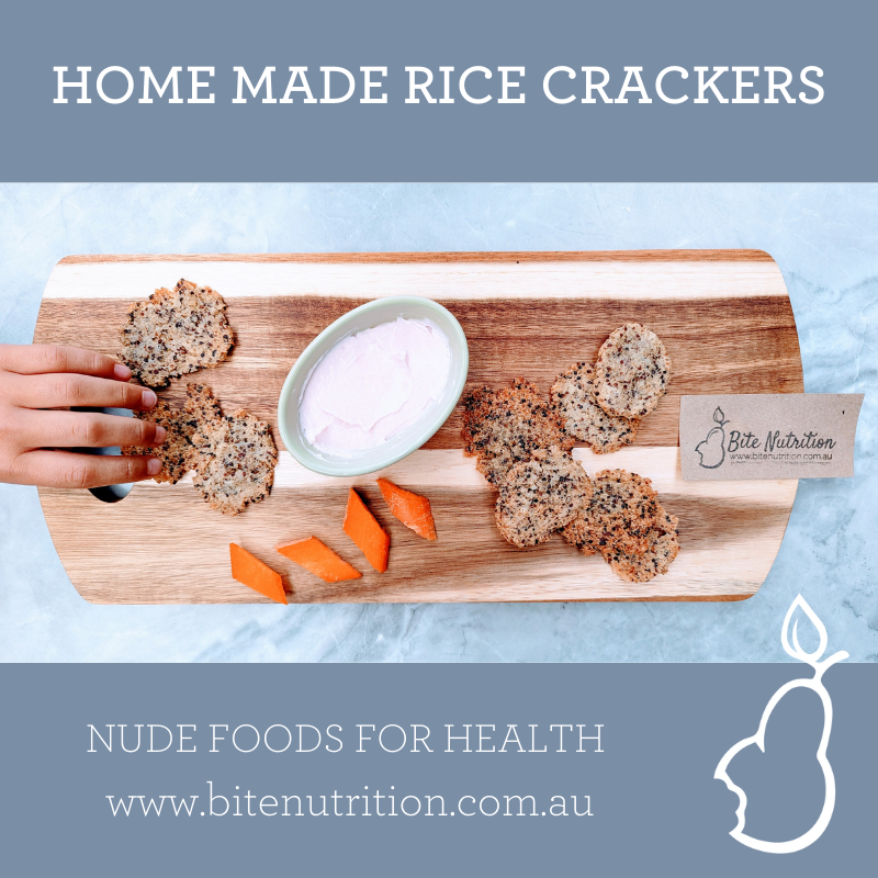 Nude Food Homemade Rice Crackers