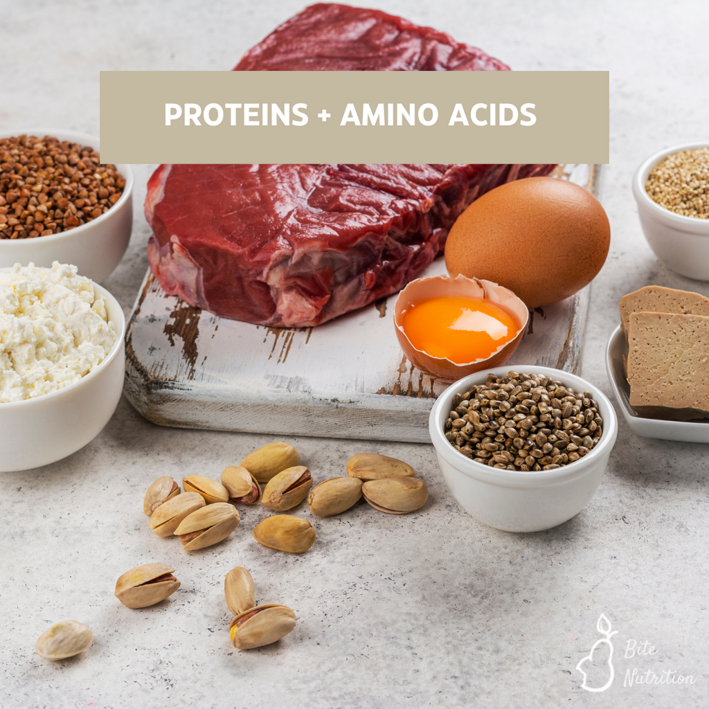 Proteins and amino acids