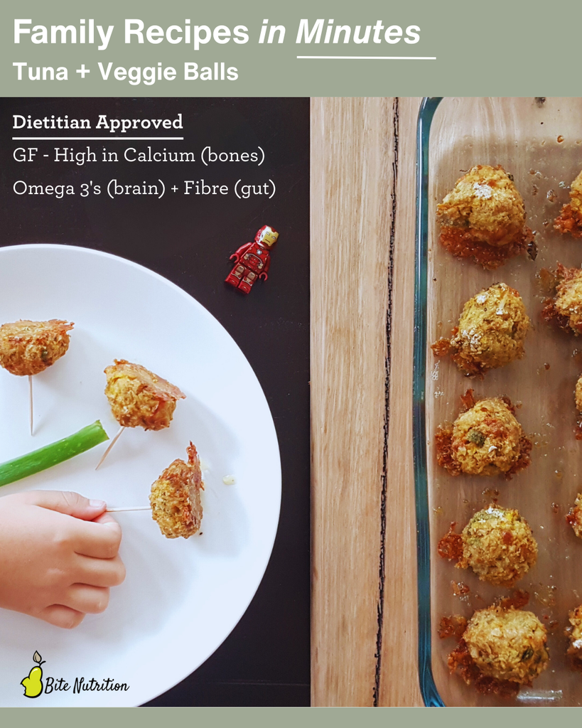 Baked Tuna and Vegetable Balls
