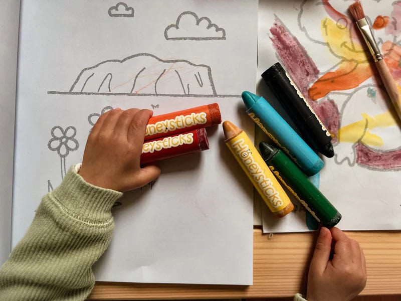 Honey Sticks Super Jumbo/Longs Crayons - Book