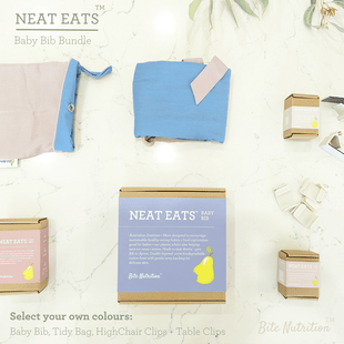 NEAT EATS Baby Bib Bundle - Cooking and Eating