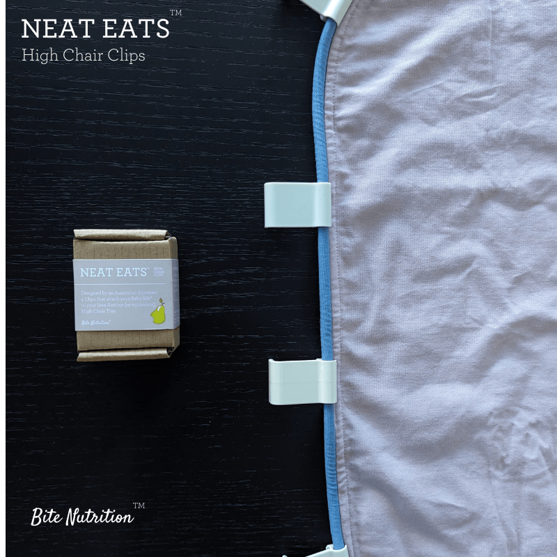 neat eats ikea high chair clips baby bib