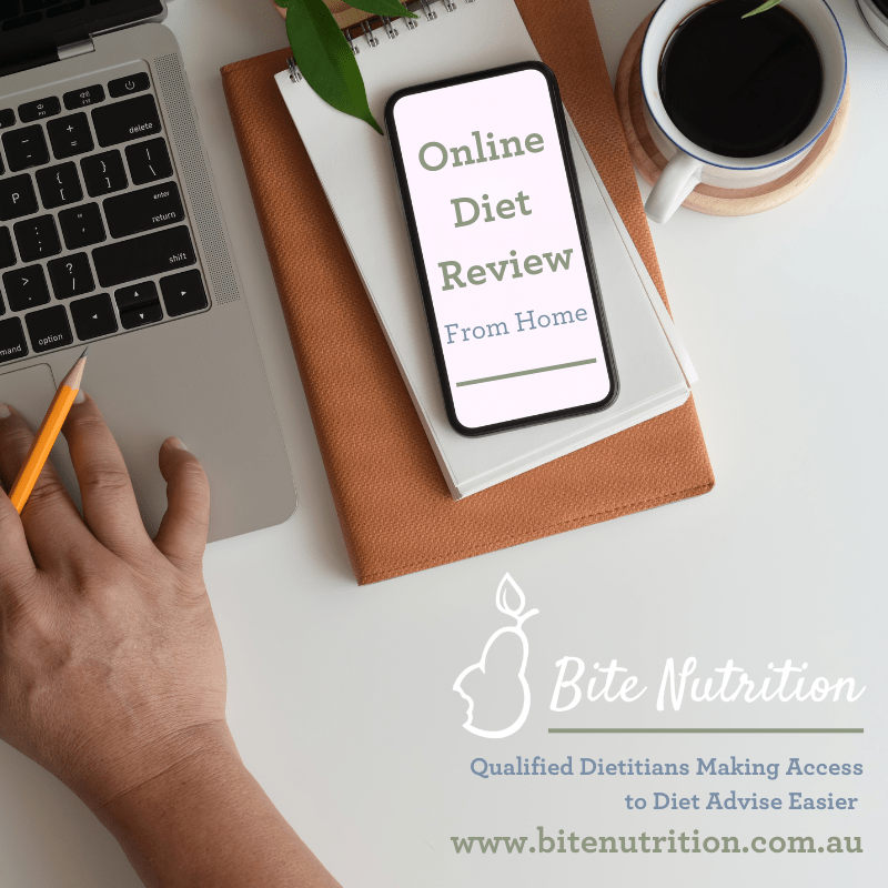 Online Dietitian Diet Review - Child (Adult Completion) -