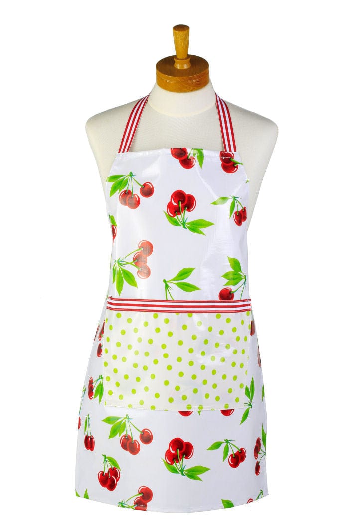 Little Kids Apron - White Cherry
