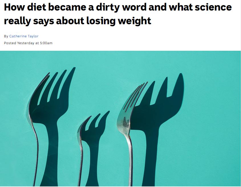 Diet a dirty word