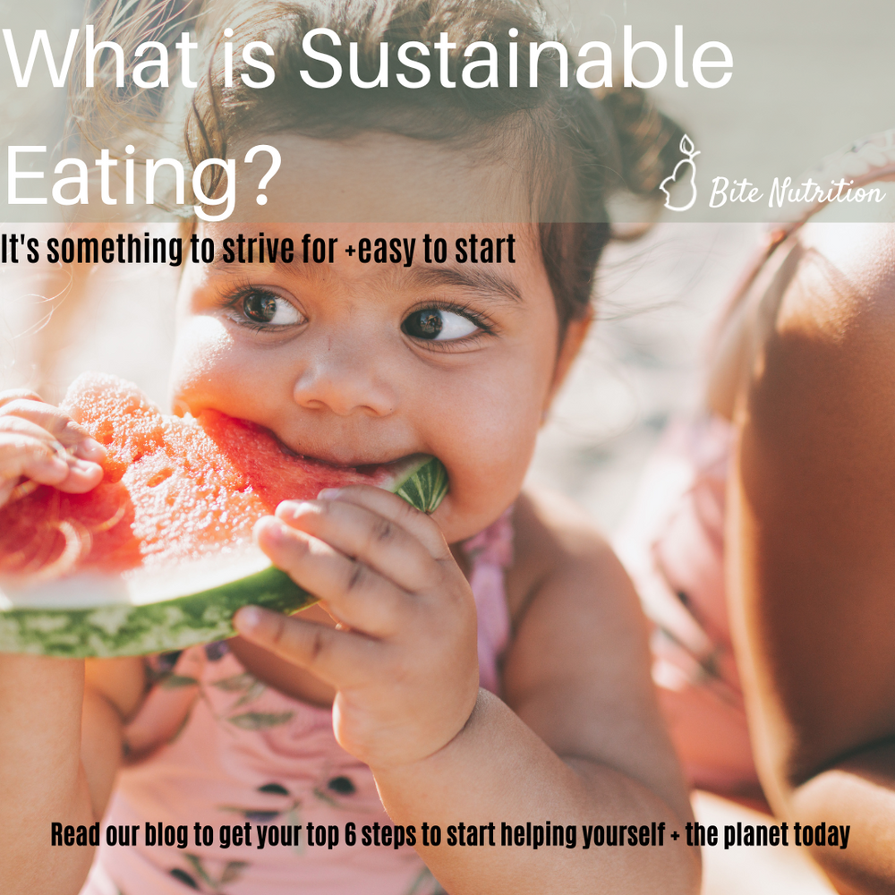 Sustainable Eating Blog Child Eating Melon