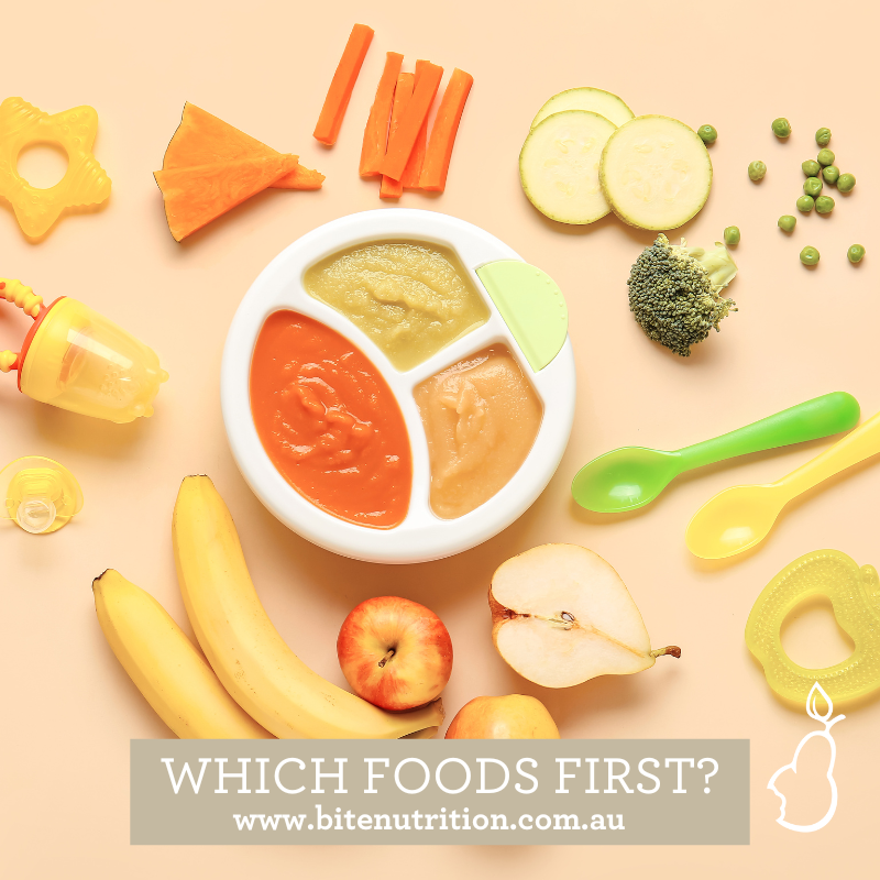 Which foods first?