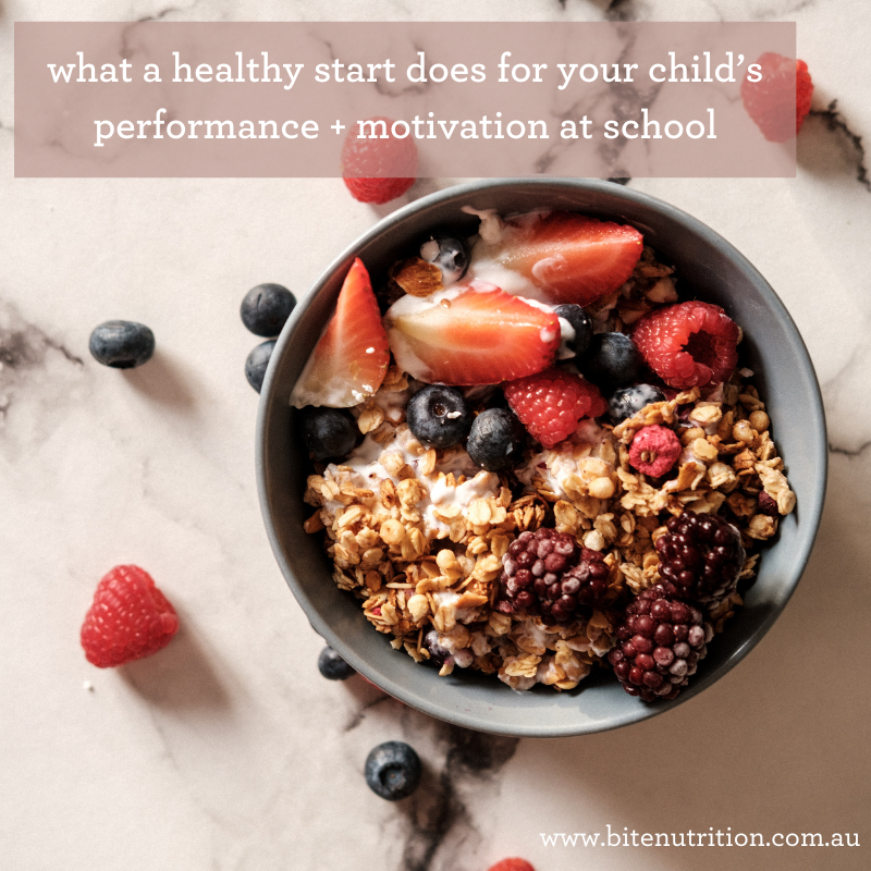 What difference does a healthy breakfast make to motivation and performance?
