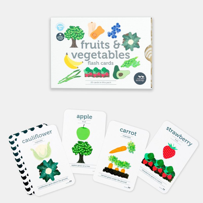 Fruit and Vegetables Flash Cards