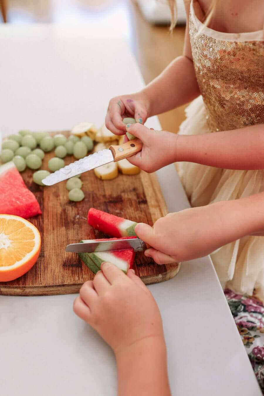 KiddiKutter Wooden Knife - Safe Chopping for Kids - Cooking