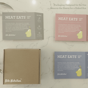 NEAT EATS Baby Bib - Cooking and Eating