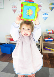 Baby Bib Pink as an Apron Play