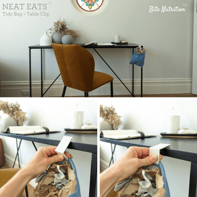 neat eats table clip tidy bag examples 